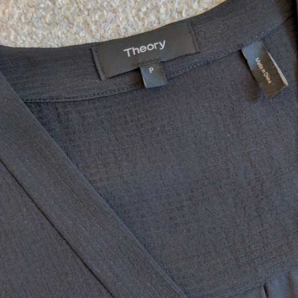 Theory mini silk black dress - Picture 3 of 6